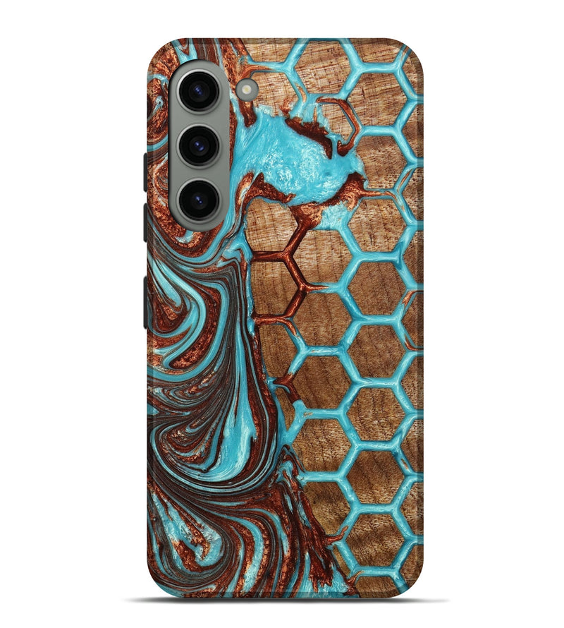 Galaxy S23 Plus Wood+Resin Live Edge Phone Case - Alan (Pattern, 652488)
