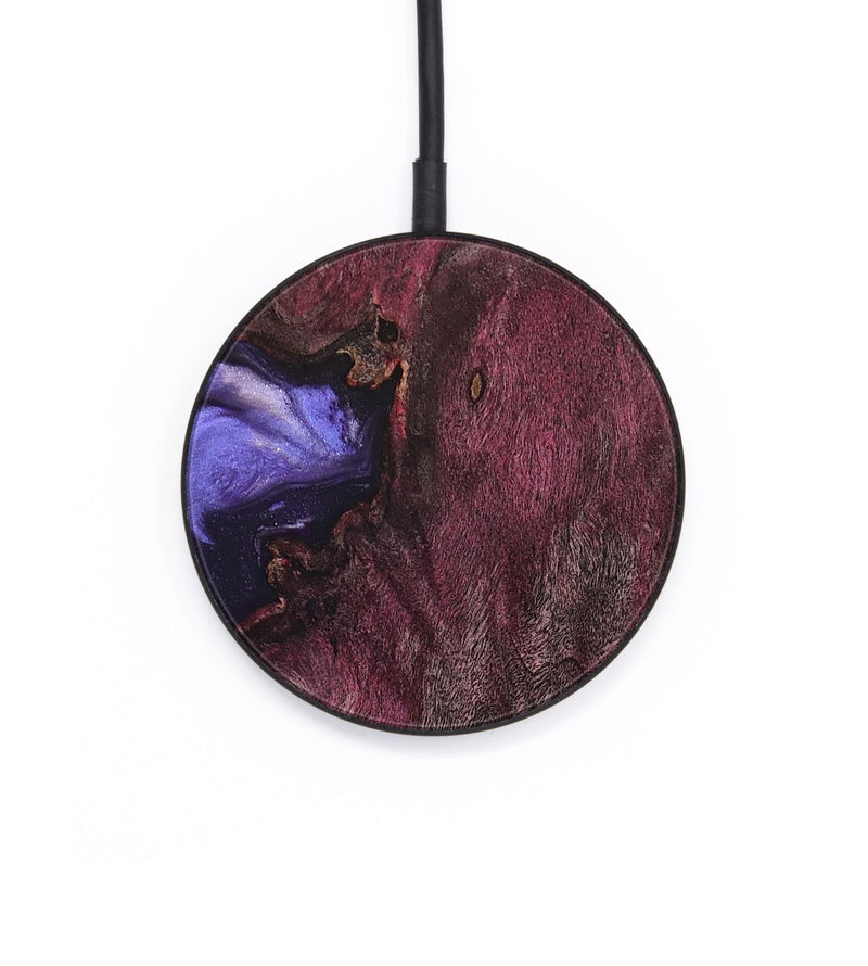 Circle Wood+Resin Wireless Charger - Tammy (Purple, 654428)