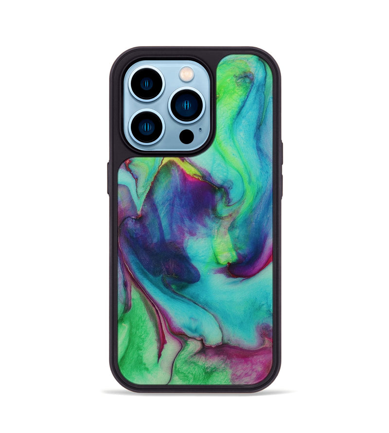 iPhone 14 Pro ResinArt Phone Case - Larry (Watercolor, 655944)