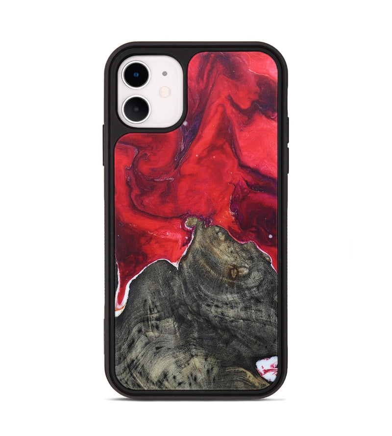 iPhone 11 Wood+Resin Phone Case - Katlyn (Watercolor, 655994)