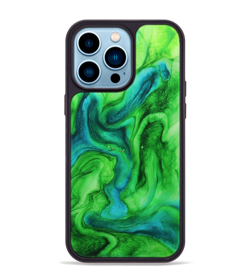 iPhone 14 Pro Max ResinArt Phone Case - Ariana (Watercolor, 656045)