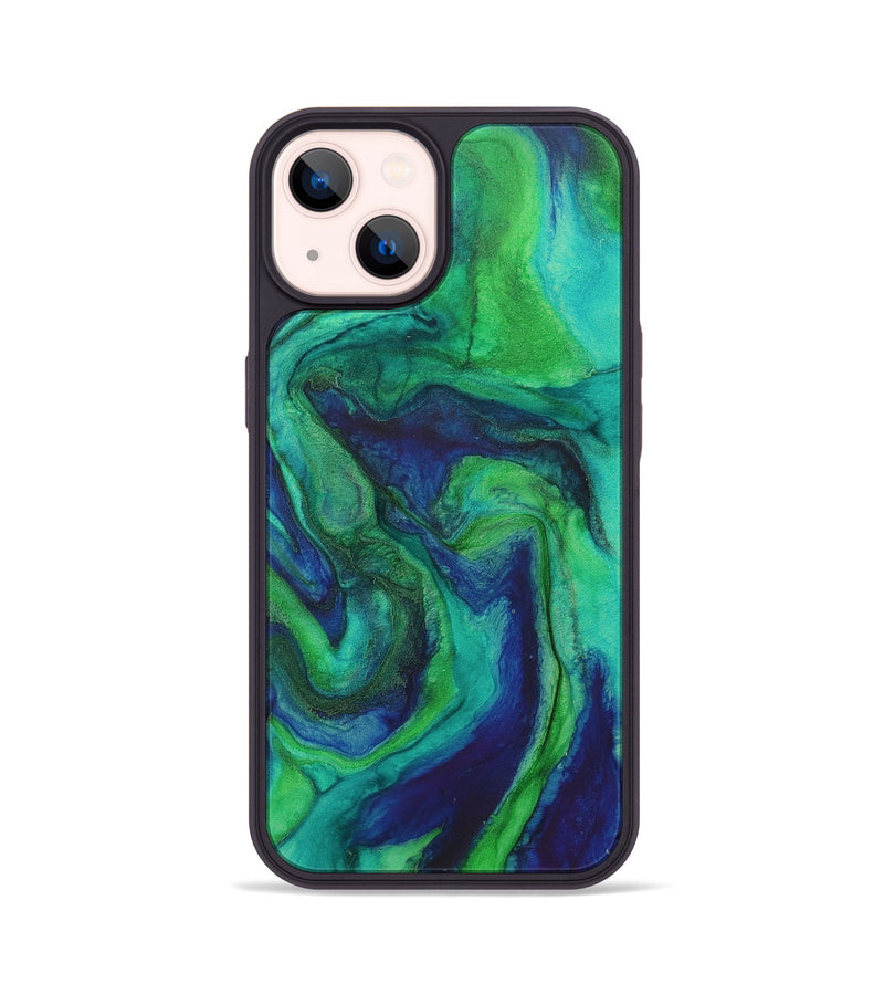 iPhone 14 ResinArt Phone Case - Heath (Watercolor, 656060)