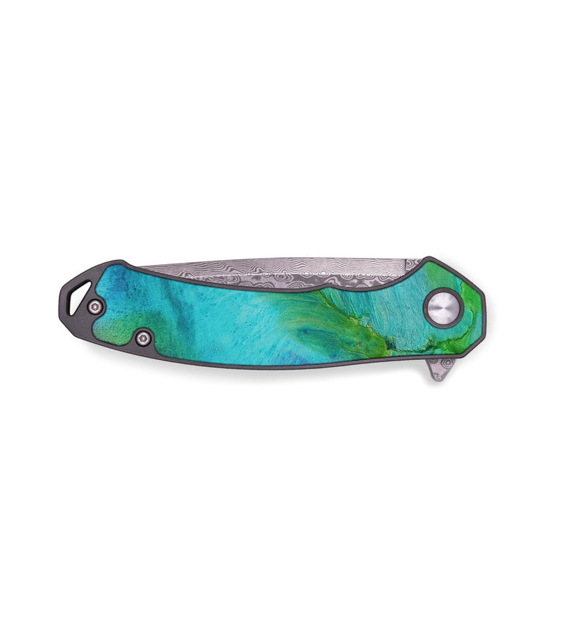 EDC ResinArt Pocket Knife - Trenton (Watercolor, 656132)
