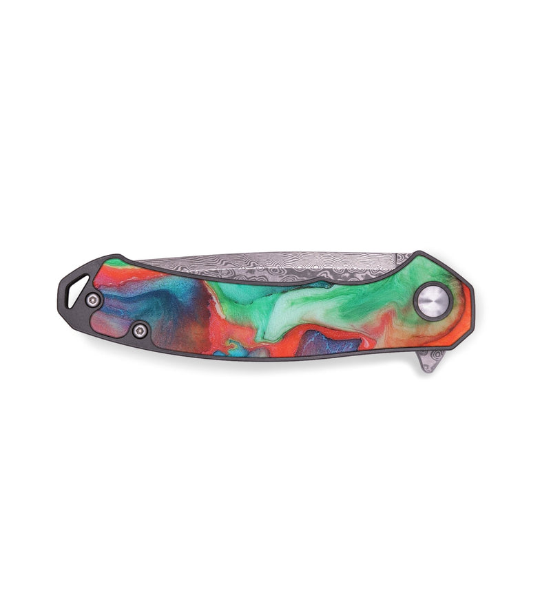 EDC ResinArt Pocket Knife - Malcolm (Watercolor, 656140)