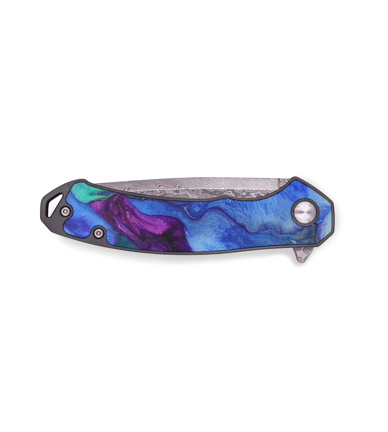 EDC ResinArt Pocket Knife - Alexandra (Watercolor, 656141)