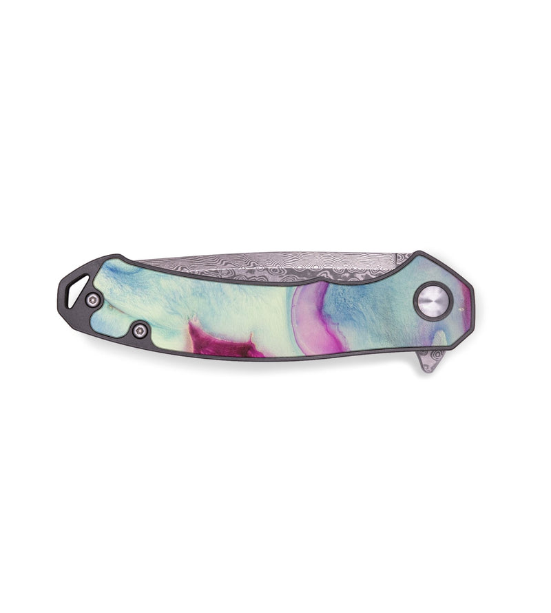 EDC ResinArt Pocket Knife - Malachi (Watercolor, 656144)