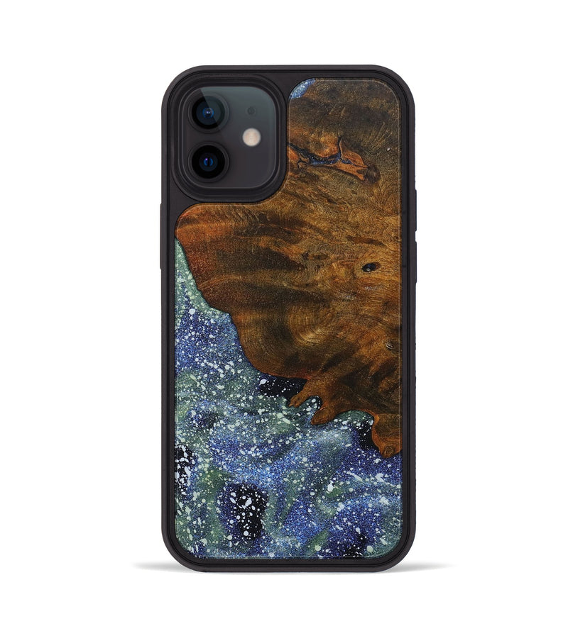 iPhone 12 Wood+Resin Phone Case - Dawson (Cosmos, 657435)