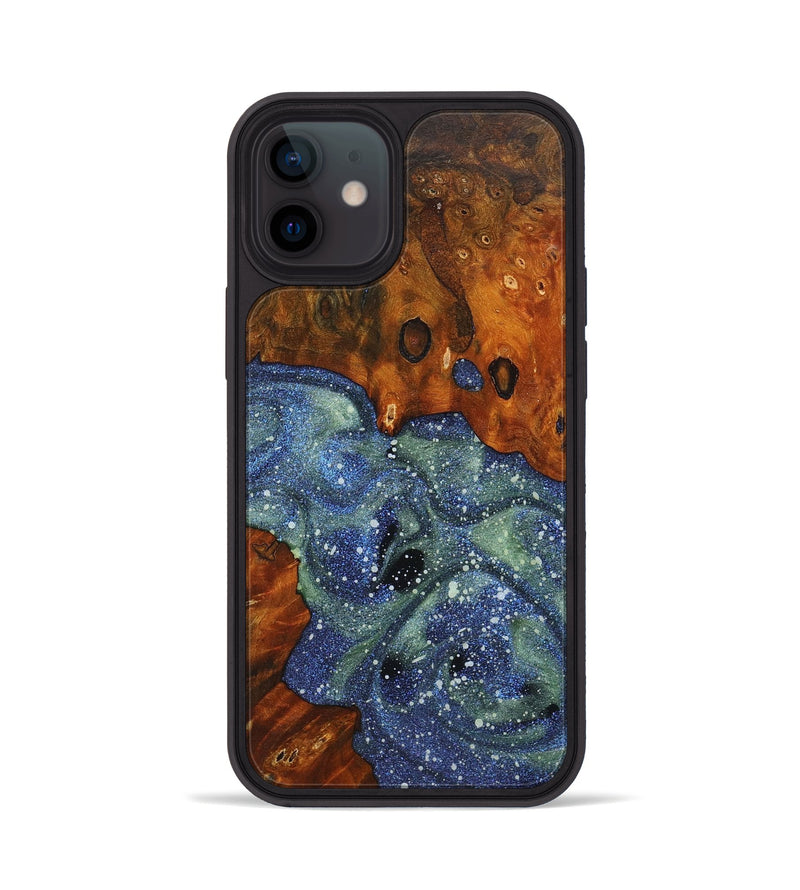 iPhone 12 Wood+Resin Phone Case - Kenny (Cosmos, 657440)