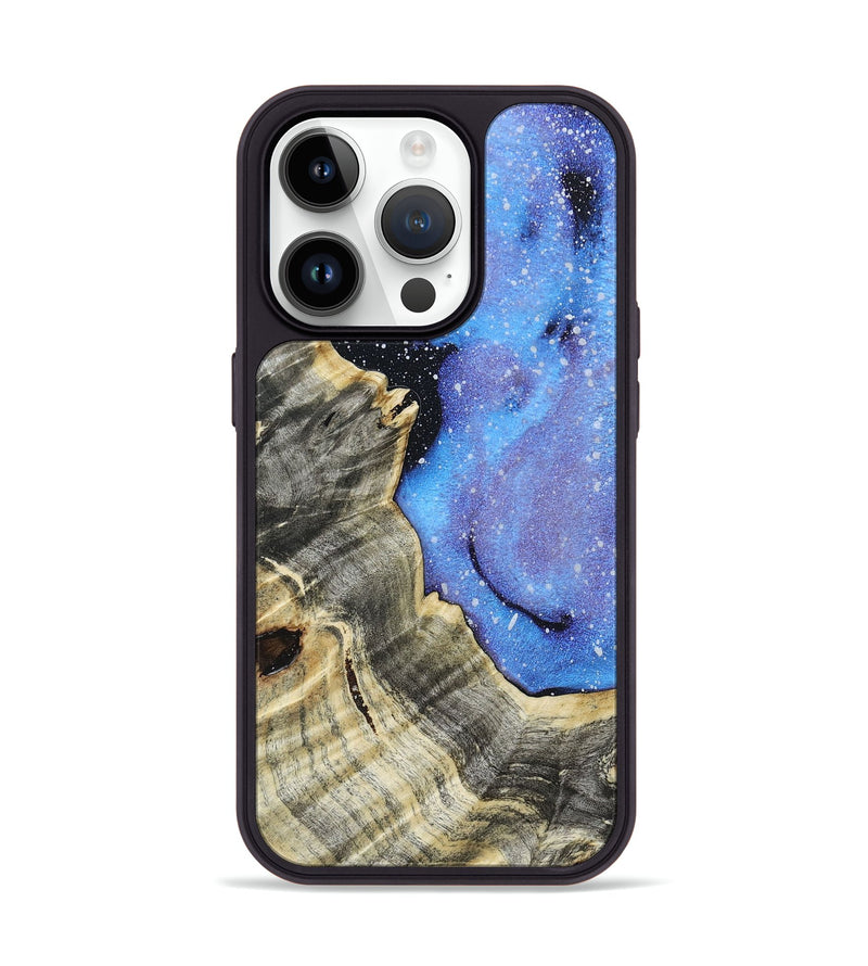 iPhone 15 Pro Wood+Resin Phone Case - Brenna (Cosmos, 658023)