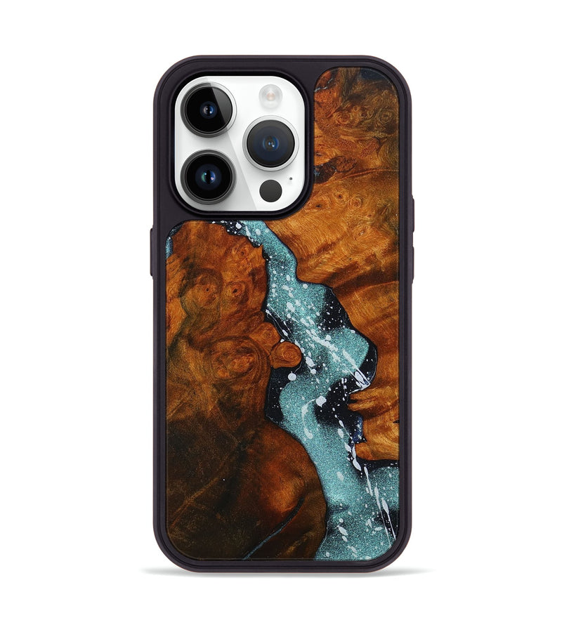 iPhone 15 Pro Wood+Resin Phone Case - Carter (Cosmos, 658024)
