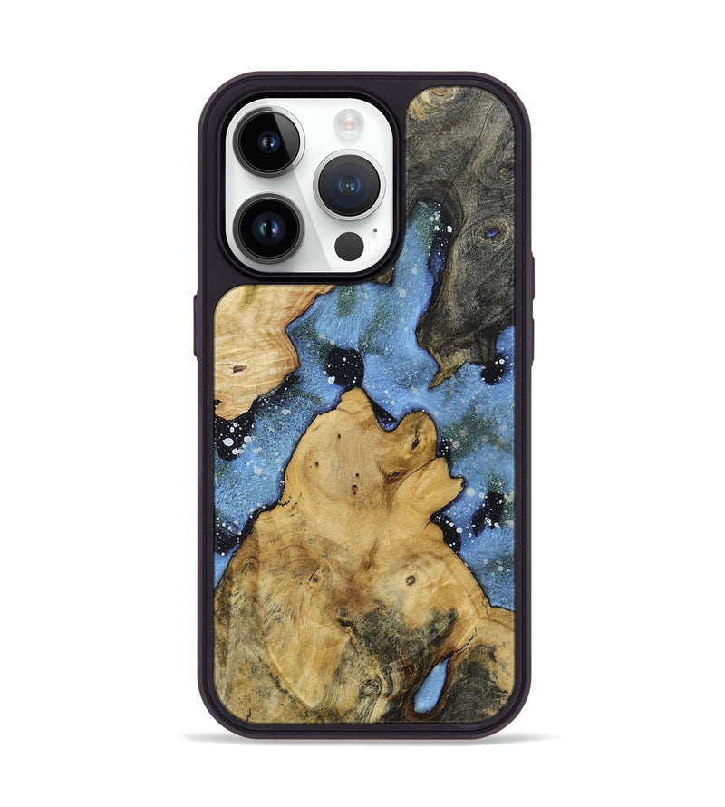 iPhone 15 Pro Wood+Resin Phone Case - Lacy (Cosmos, 658027)