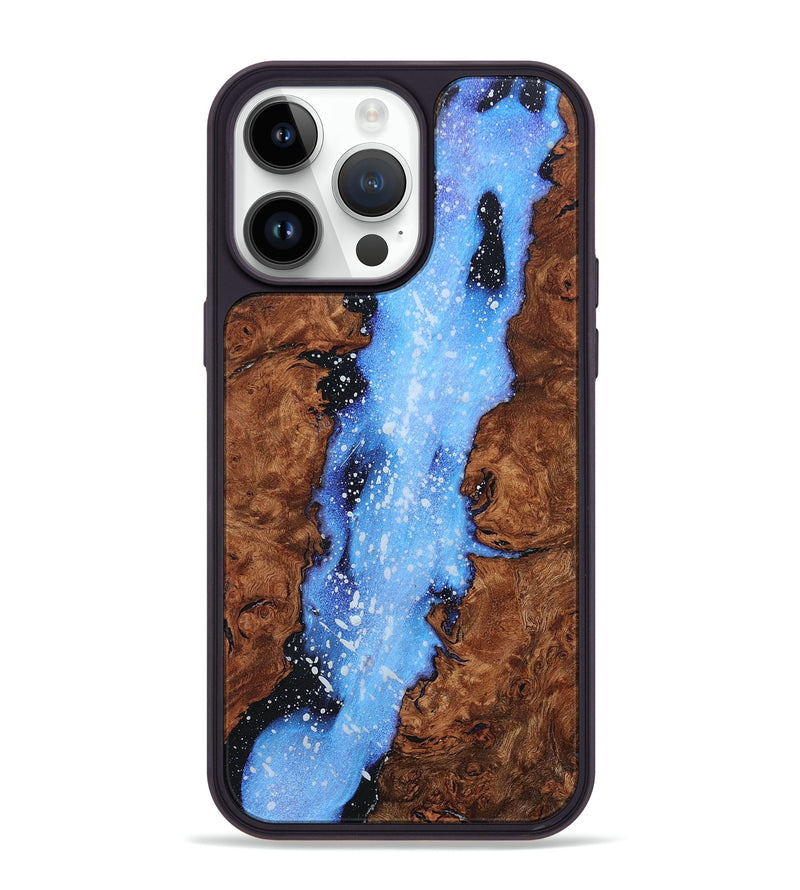 iPhone 15 Pro Max Wood+Resin Phone Case - Desmond (Cosmos, 658035)
