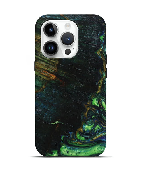 iPhone 15 Pro Wood+Resin Live Edge Phone Case - Lydia (Cosmos, 658753)
