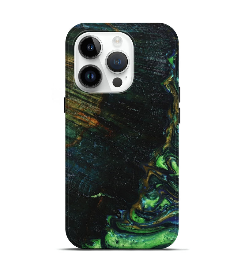 iPhone 15 Pro Wood+Resin Live Edge Phone Case - Lydia (Cosmos, 658753)
