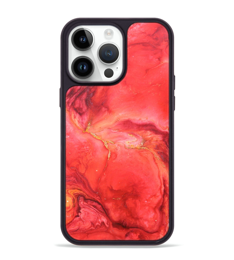 iPhone 15 Pro Max ResinArt Phone Case - Ruby (Watercolor, 658884)