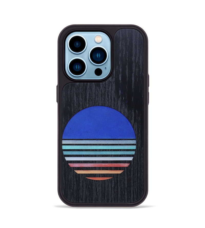 iPhone 14 Pro Wood+Resin Phone Case - Titus (Retro, 659520)