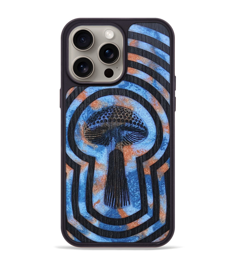 iPhone 15 Pro Max Wood+Resin Phone Case - Wilma (Retro, 659556)