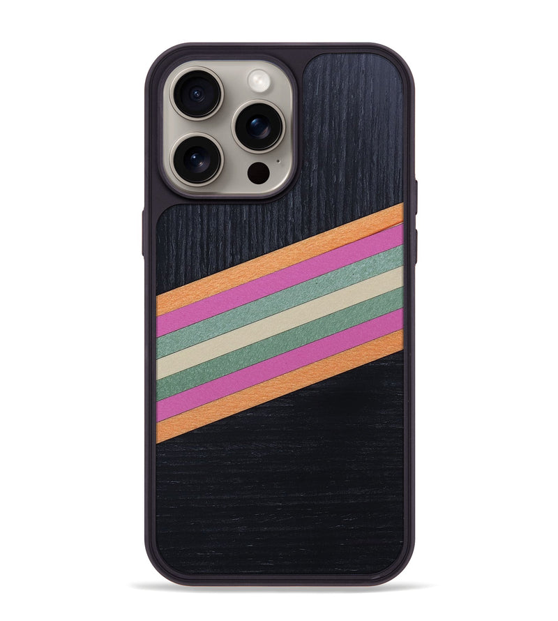 iPhone 15 Pro Max Wood+Resin Phone Case - Kaydence (Retro, 659566)