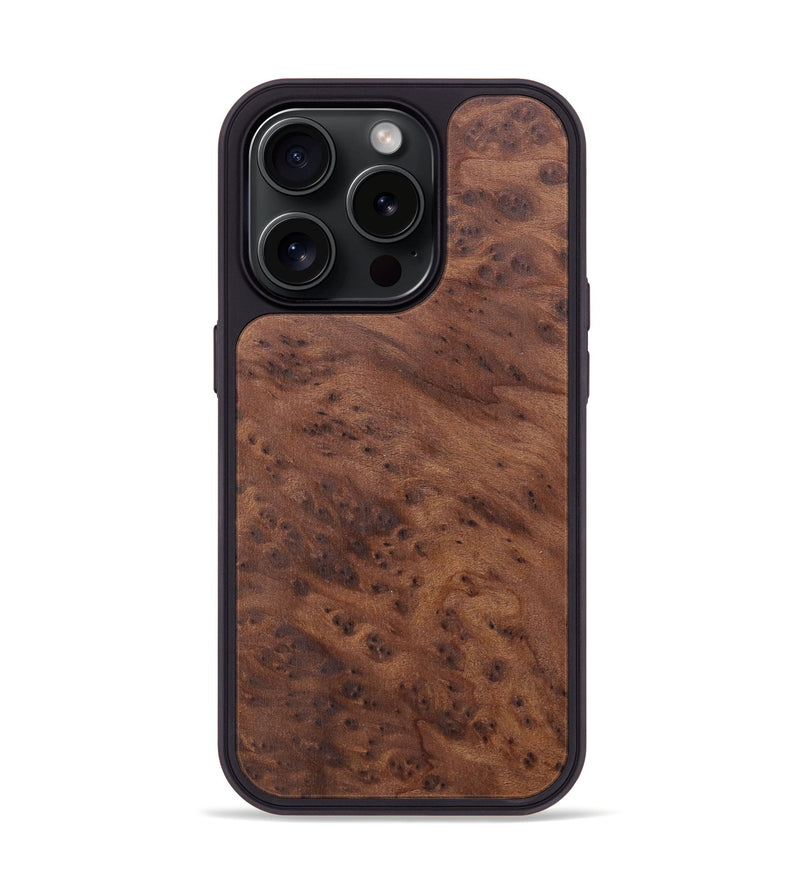 iPhone 15 Pro Wood+Resin Phone Case - Mckinley (Wood Burl, 661785)