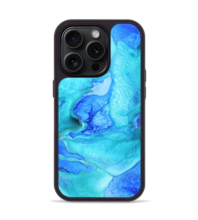 iPhone 15 Pro ResinArt Phone Case - Aliyah (Watercolor, 661919)