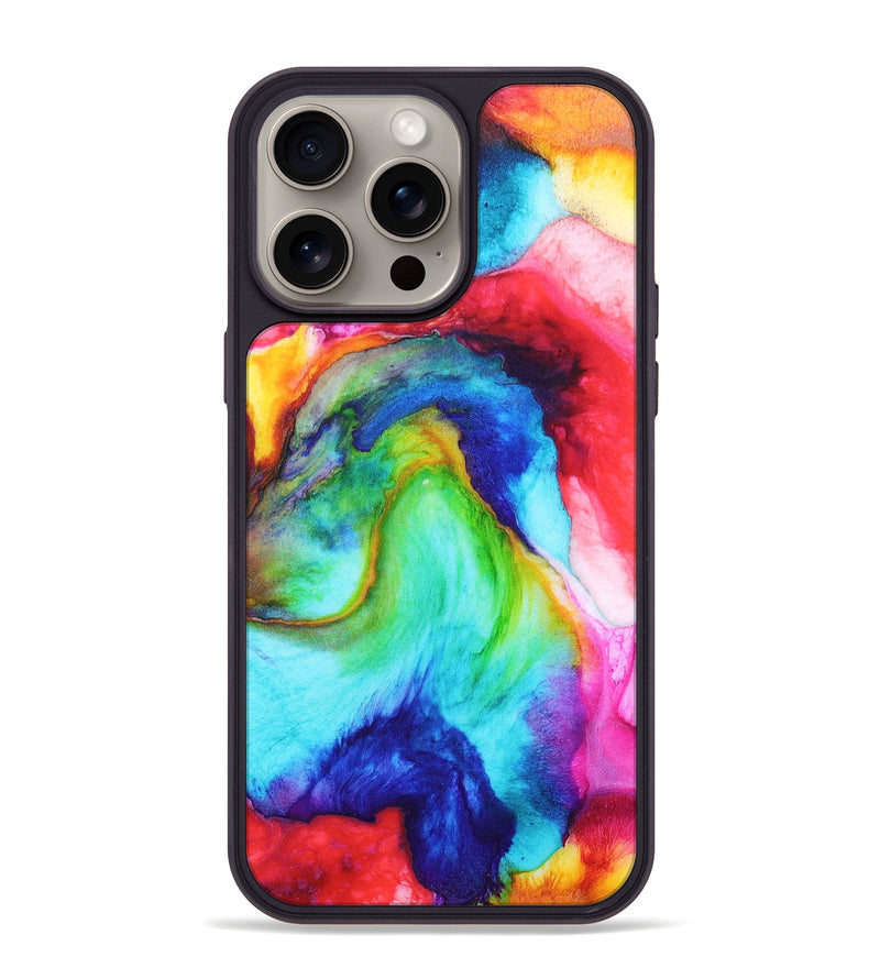 iPhone 15 Pro Max ResinArt Phone Case - Myra (Watercolor, 661920)