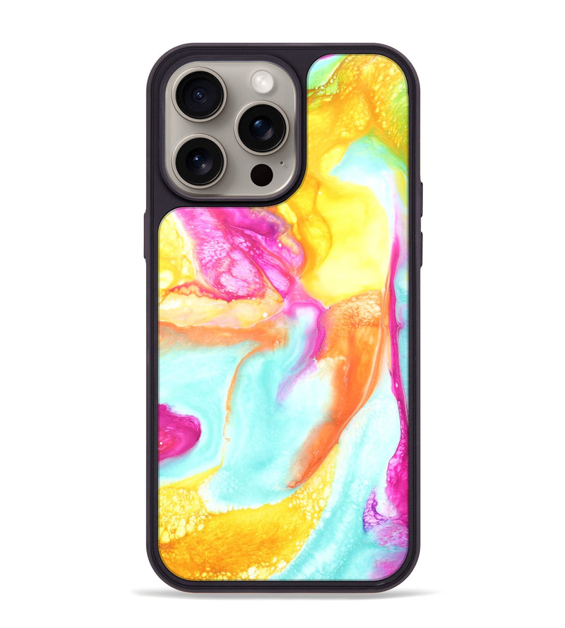 iPhone 15 Pro Max Wood+Resin Phone Case - Tyrese (Watercolor, 662086)