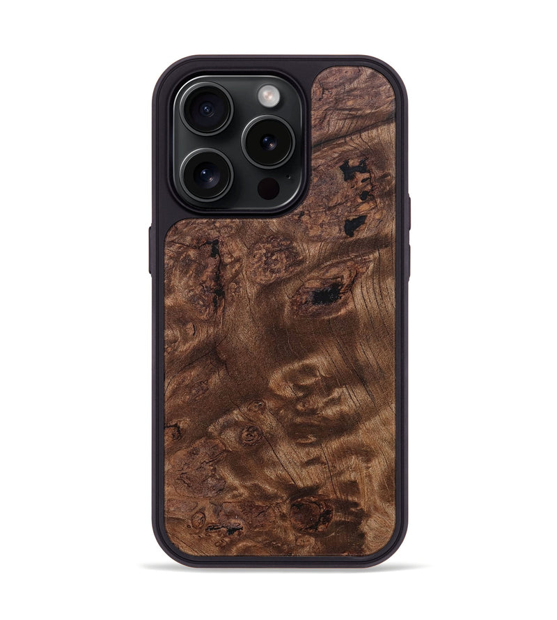 iPhone 15 Pro Burl Wood Phone Case - Audra (Wood Burl, 662837)