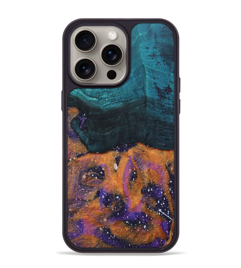 iPhone 15 Pro Max Wood+Resin Phone Case - Rylie (Cosmos, 663044)