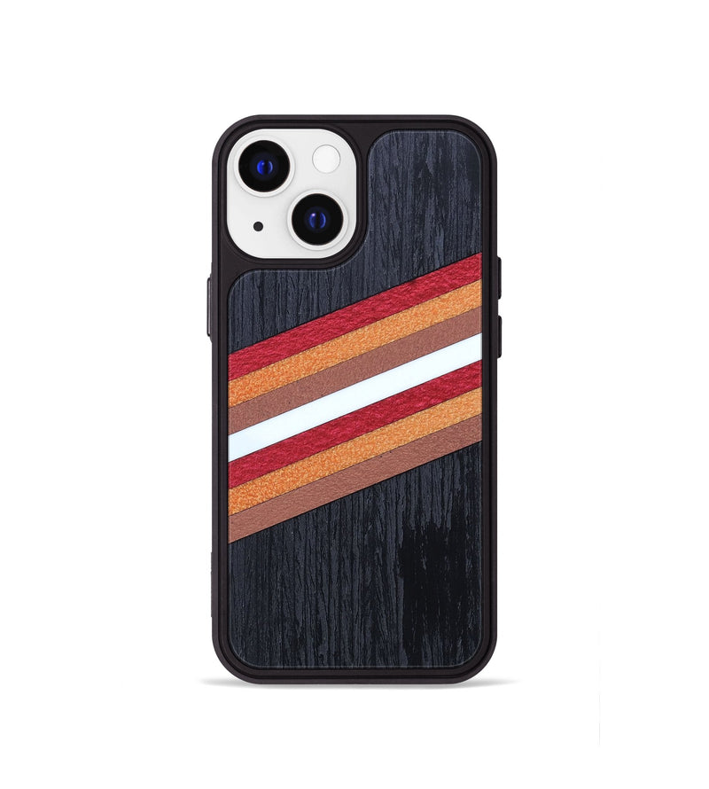 iPhone 13 mini Wood+Resin Phone Case - Susan (Retro, 663411)