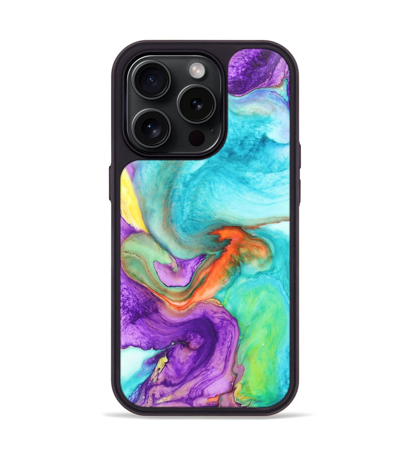 iPhone 15 Pro ResinArt Phone Case - Arya (Watercolor, 663482)
