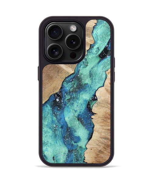 iPhone 15 Pro Wood+Resin Phone Case - Jo (Cosmos, 664125)