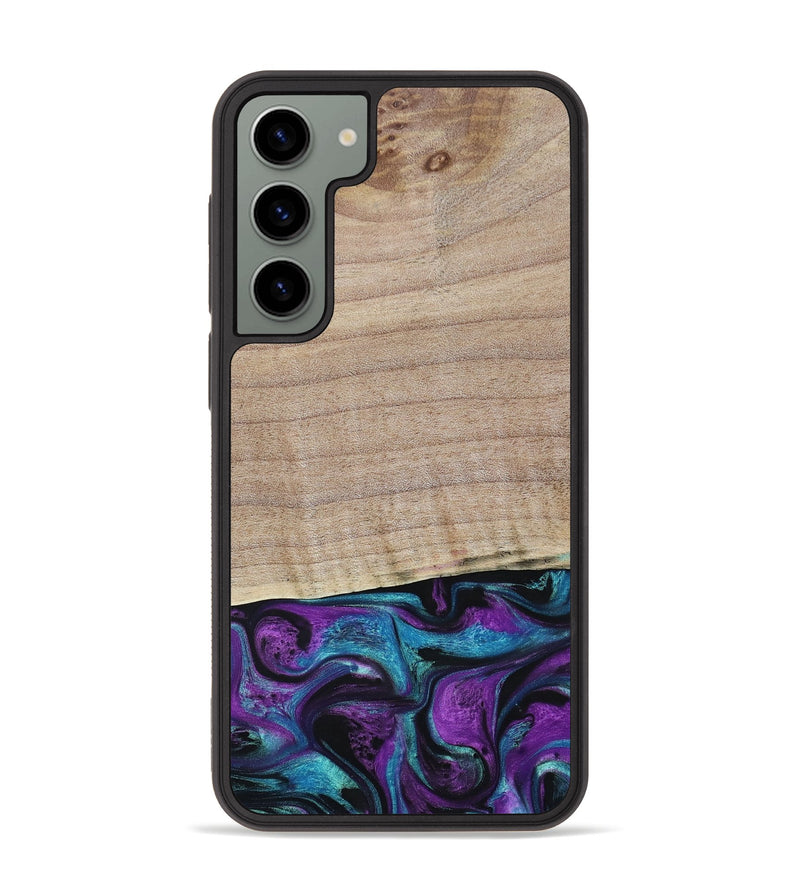 Galaxy S23 Plus Wood+Resin Phone Case - Lauryn (Purple, 664135)