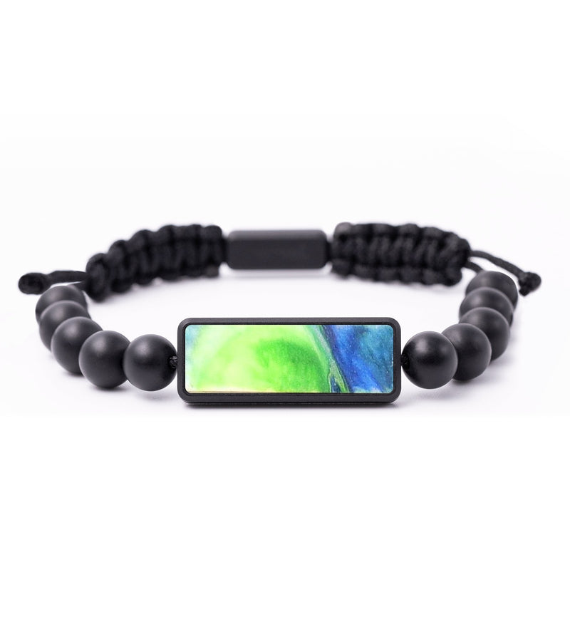 Onyx Bead ResinArt Bracelet - Walter (Watercolor, 664614)