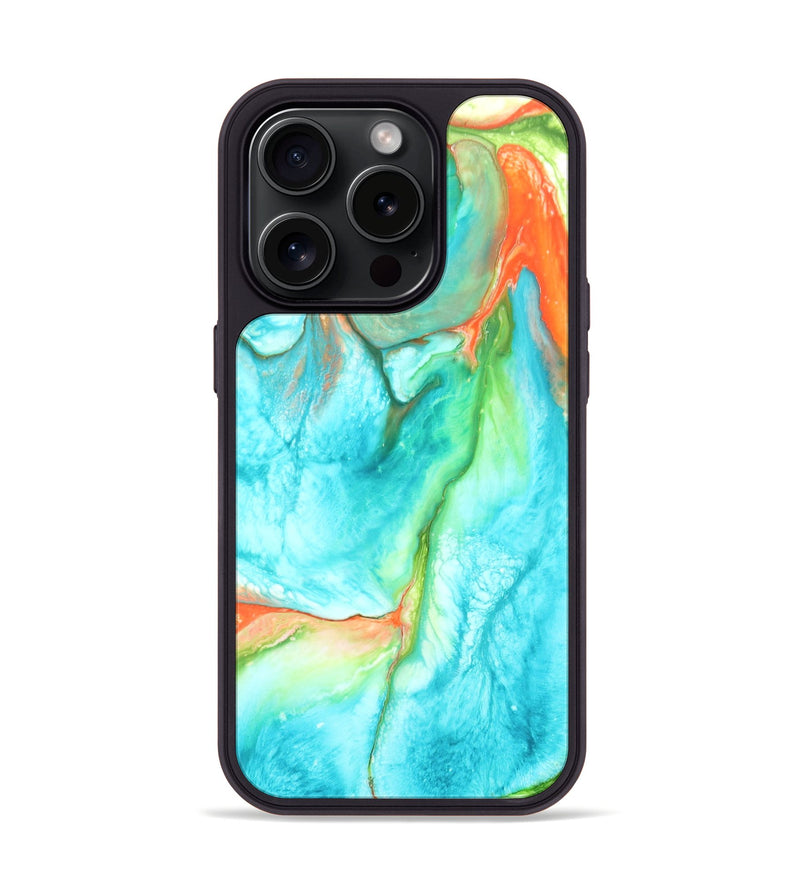 iPhone 15 Pro ResinArt Phone Case - Cindy (Watercolor, 665740)