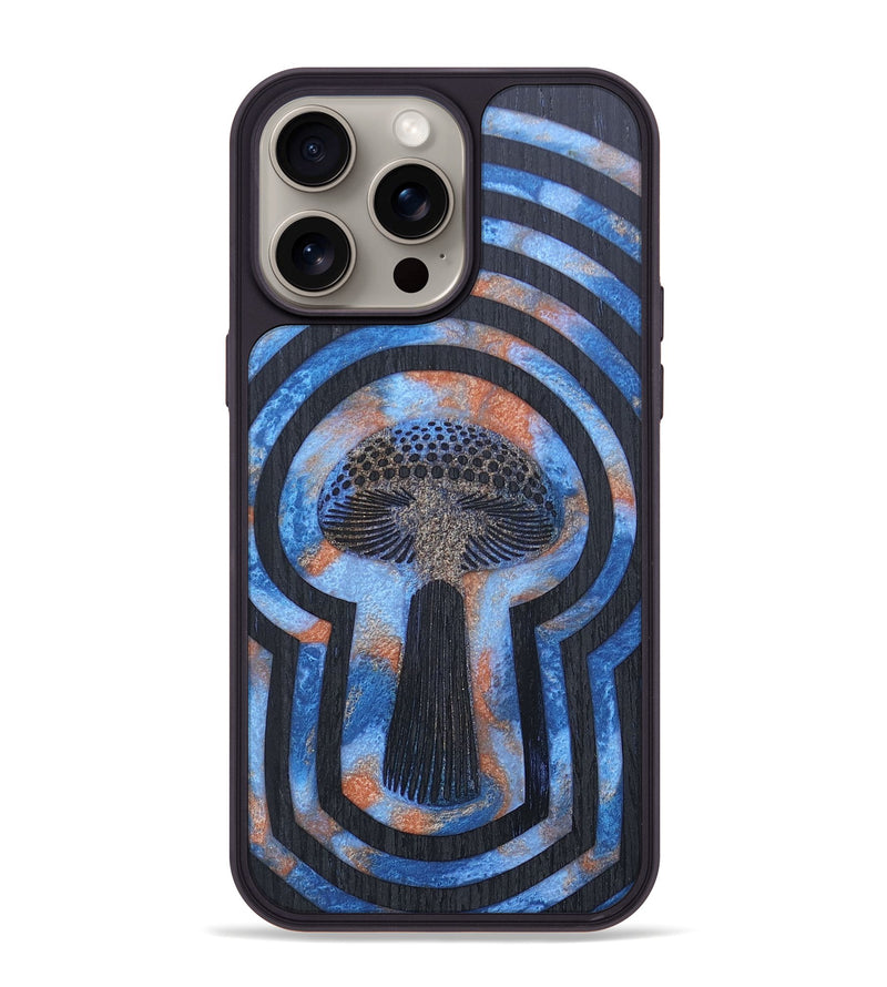 iPhone 15 Pro Max Wood+Resin Phone Case - Colin (Retro, 666115)