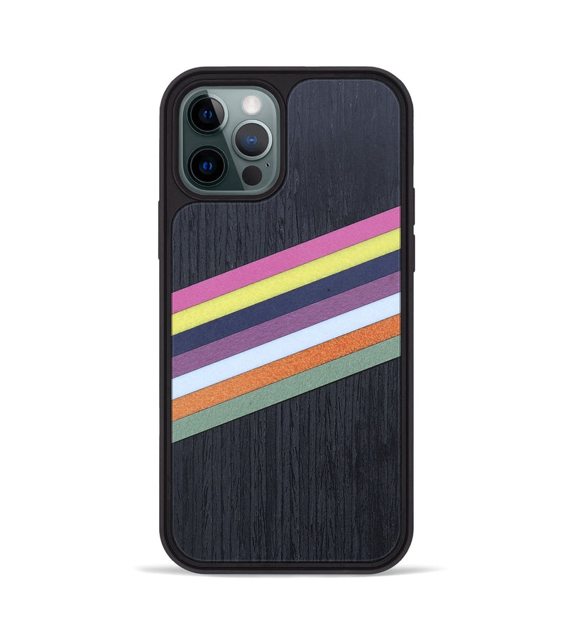 iPhone 12 Pro Wood+Resin Phone Case - Nova (Retro, 666133)
