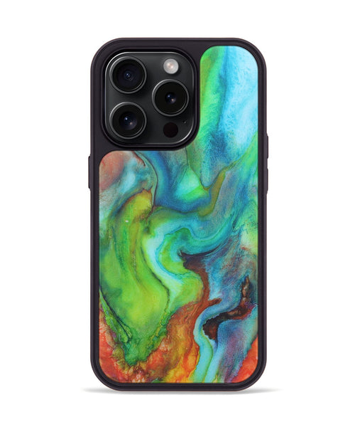 iPhone 15 Pro ResinArt Phone Case - Kevin (Watercolor, 667085)