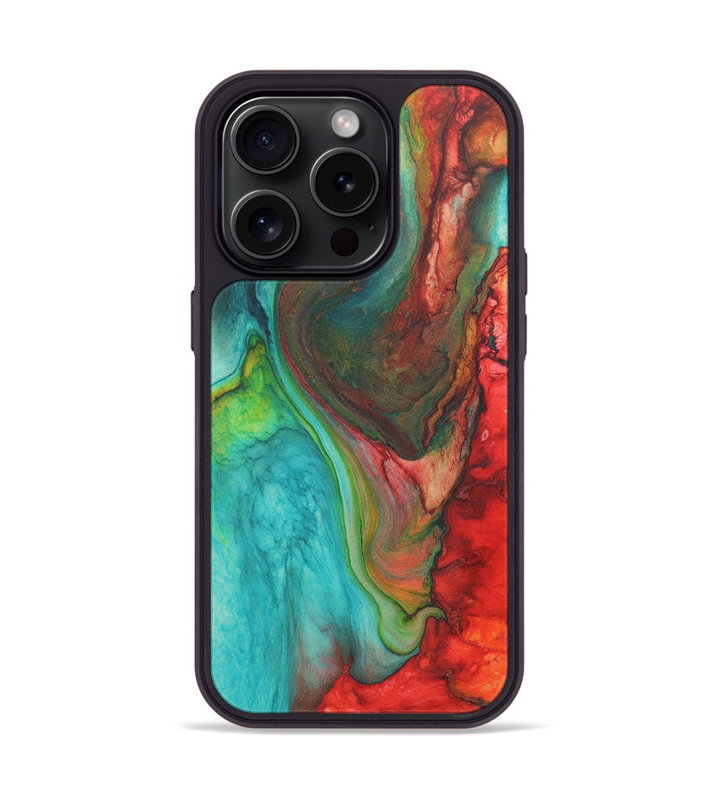 iPhone 15 Pro ResinArt Phone Case - Agnes (Watercolor, 667094)