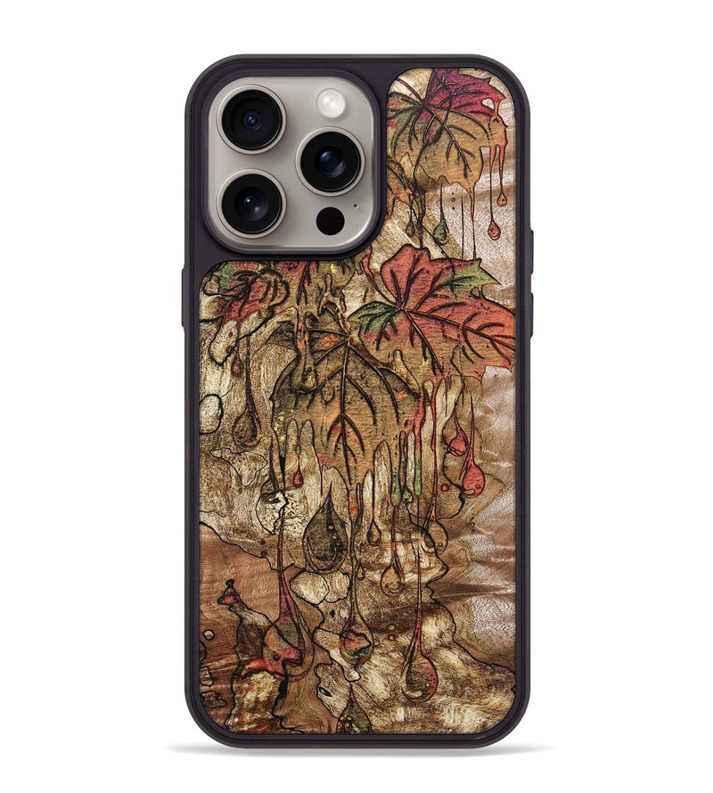 iPhone 15 Pro Max Wood+Resin Phone Case - Quinn (Harvest, 667167)