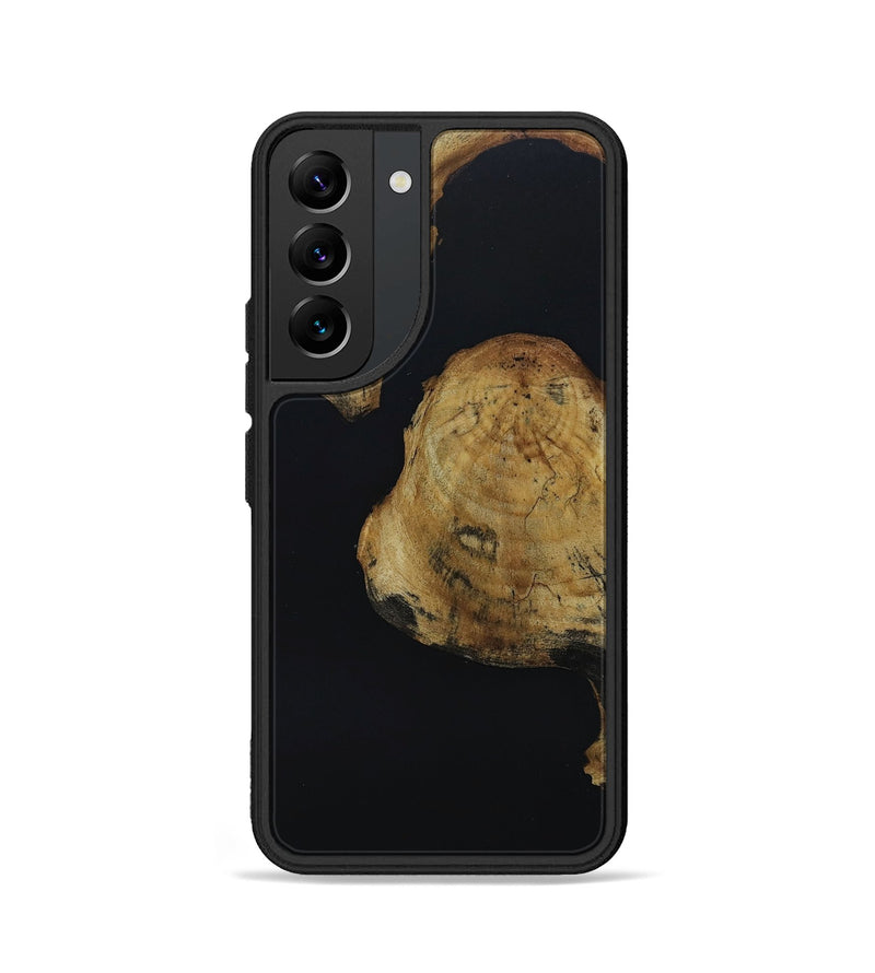 Galaxy S22 Wood+Resin Phone Case - Justice (Pure Black, 667171)