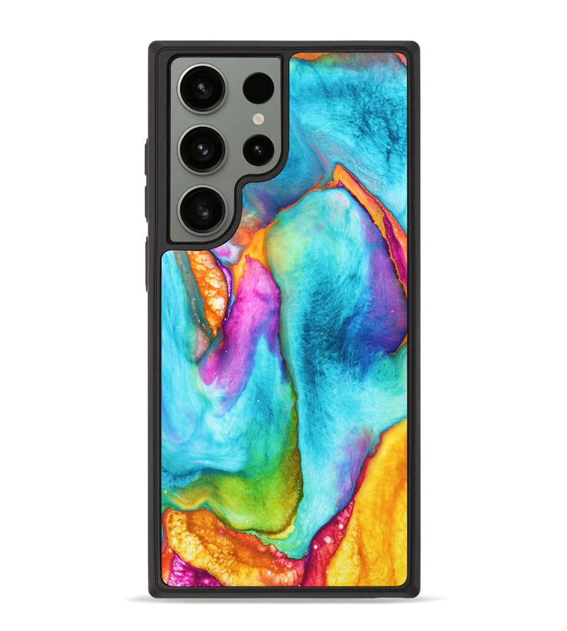 Galaxy S23 Ultra Wood+Resin Phone Case - Cory (Watercolor, 667273)