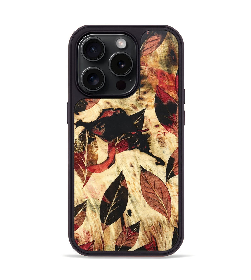 iPhone 15 Pro Wood+Resin Phone Case - Felicia (Harvest, 667943)