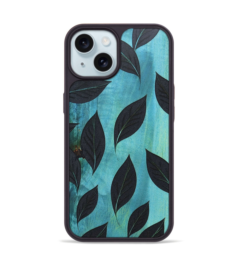 iPhone 15 Wood+Resin Phone Case - Nicolas (Harvest, 667945)