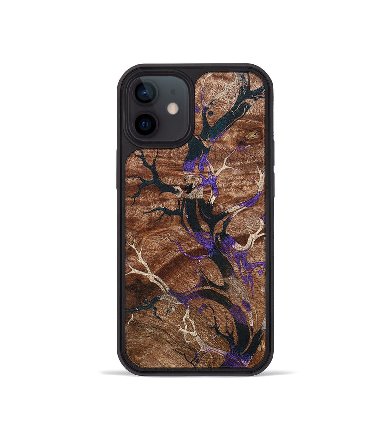 iPhone 12 mini Wood+Resin Phone Case - Vonda (Harvest, 667957)