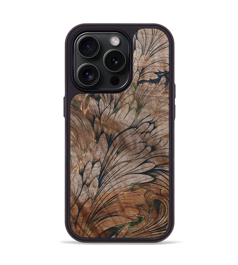 iPhone 15 Pro Wood+Resin Phone Case - Tyra (Harvest, 667966)