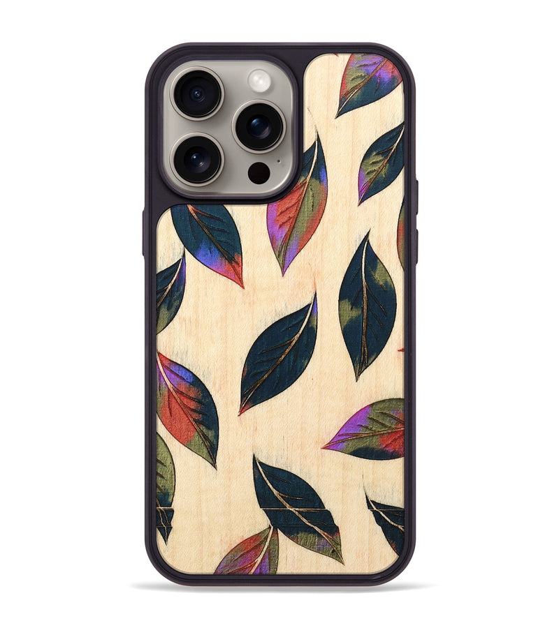 iPhone 15 Pro Max Wood+Resin Phone Case - Alessandra (Harvest, 667969)