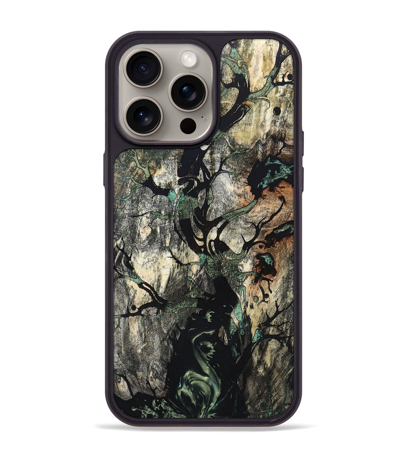 iPhone 15 Pro Max Wood+Resin Phone Case - May (Harvest, 667973)