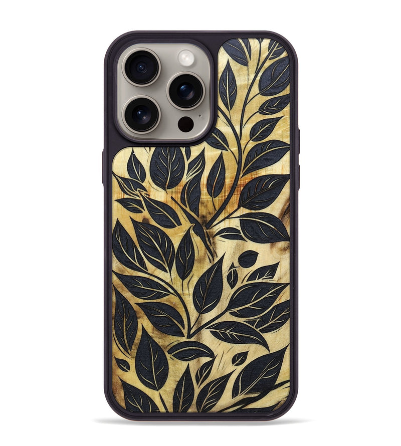 iPhone 15 Pro Max Wood+Resin Phone Case - Marley (Harvest, 667979)