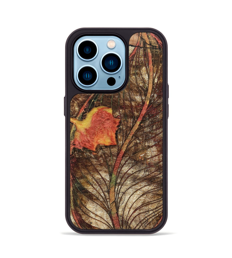 iPhone 14 Pro Wood+Resin Phone Case - Rihanna (Harvest, 667988)