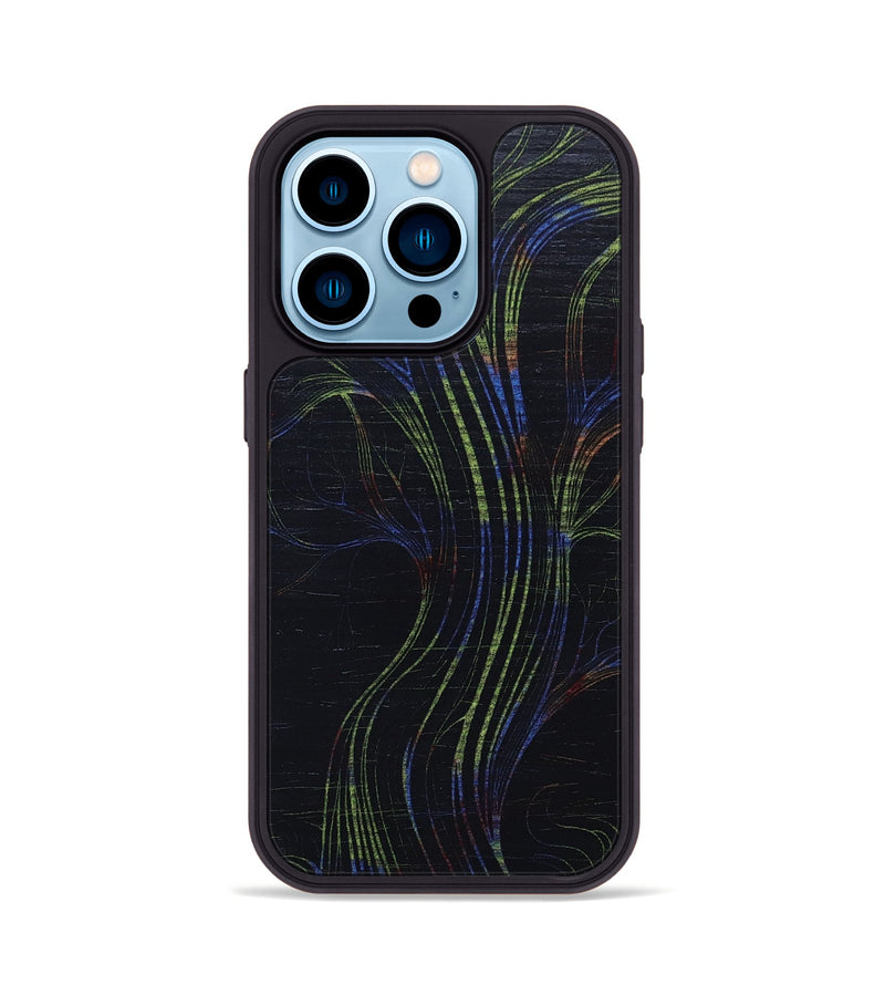 iPhone 14 Pro Wood+Resin Phone Case - Ella (Harvest, 667997)